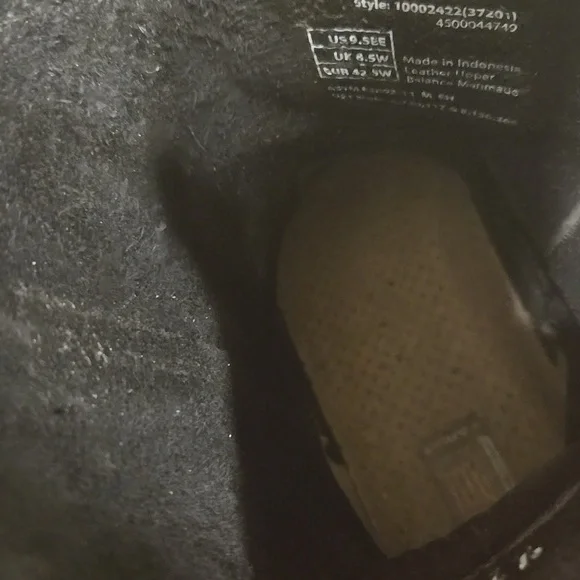 Men's Ariat Black Leather Cowboy Boots - Picture 6 of 13